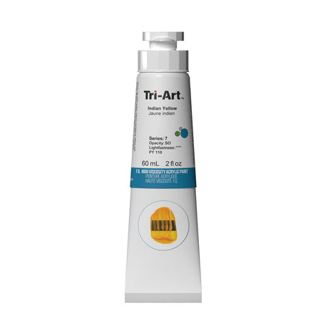 Akrylfärg Tri-Art High Viscosity 60 ml - India Yellow - 1 - Tri-Art - Tidformera