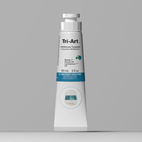 Akrylfärg Tri-Art High Viscosity 60 ml - Interference Turquoise - 1 - Tri-Art - Tidformera