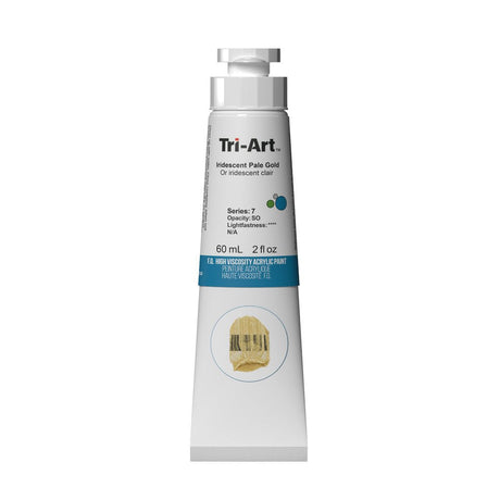 Akrylfärg Tri-Art High Viscosity 60 ml – Iridescent Pale Gold - 1 - Tri-Art - Tidformera