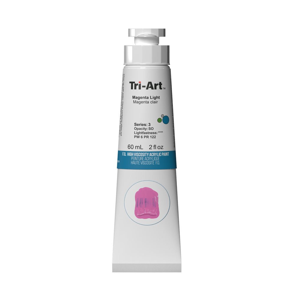 Akrylfärg Tri-Art High Viscosity 60 ml - Magenta Light - 1 - Tri-Art - Tidformera