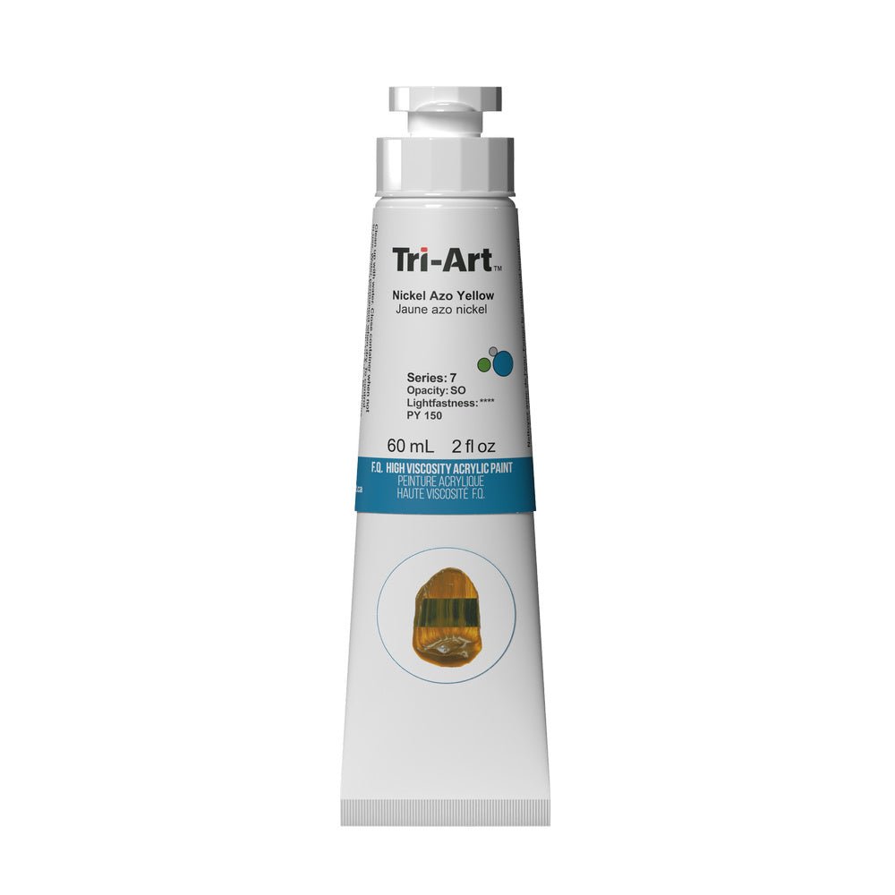 Akrylfärg Tri-Art High Viscosity 60 ml - Nickel Azo Yellow - 1 - Tri-Art - Tidformera