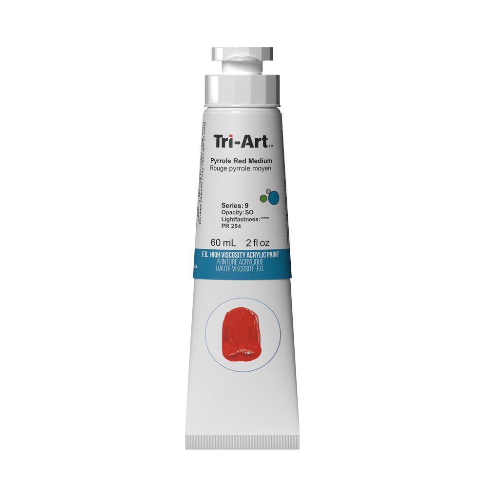 Akrylfärg Tri-Art High Viscosity 60 ml - Pyrrole Red Medium - 1 - Tri-Art - Tidformera