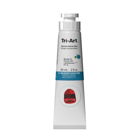 Akrylfärg Tri-Art High Viscosity 60 ml - Quinacridone Red - 1 - Tri-Art - Tidformera