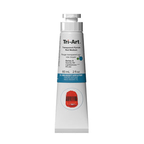 Akrylfärg Tri-Art High Viscosity 60 ml - Transparent Pyrrole Red Medium - 1 - Tri-Art - Tidformera