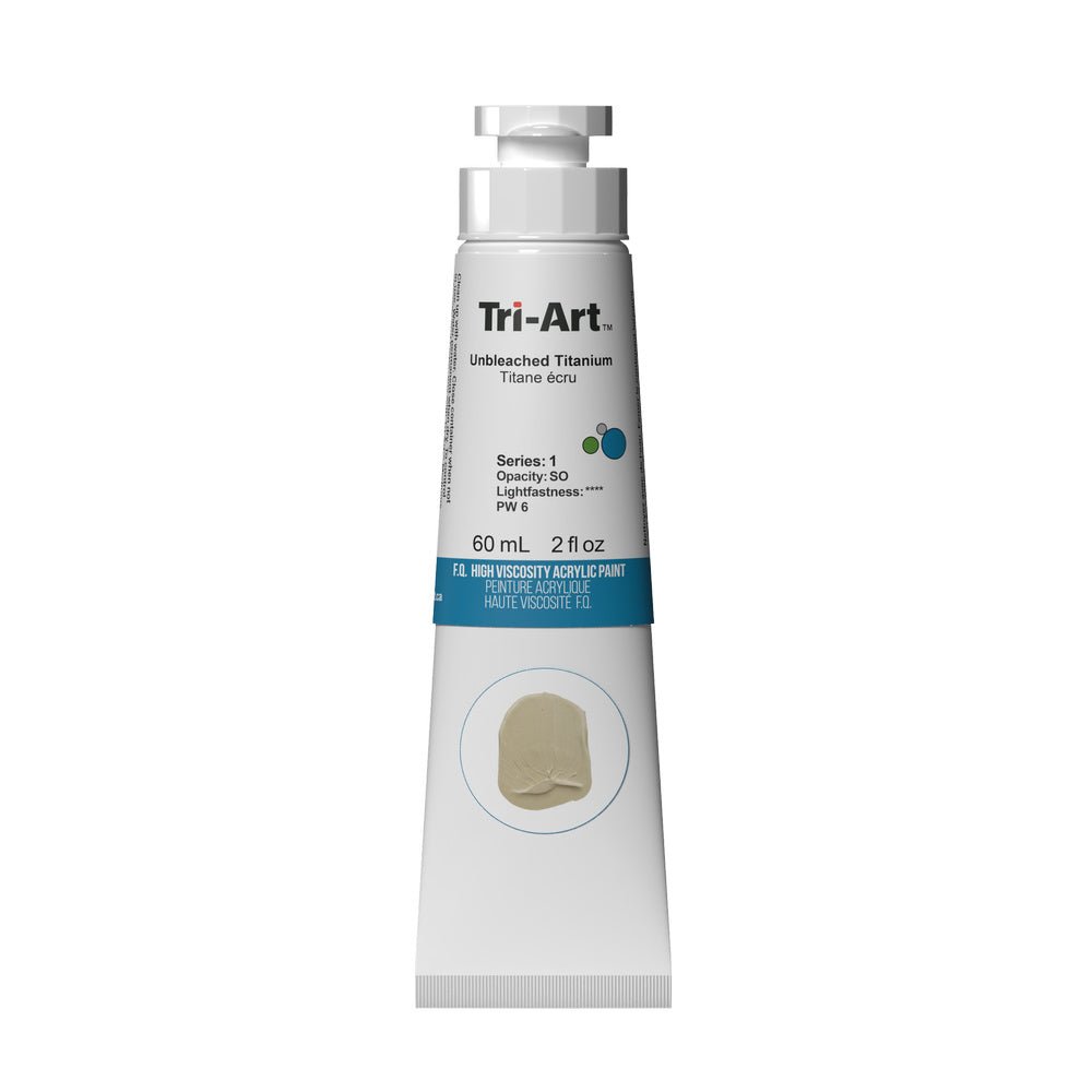 Akrylfärg Tri-Art High Viscosity 60 ml - Unbleached Titanium - 1 - Tri-Art - Tidformera