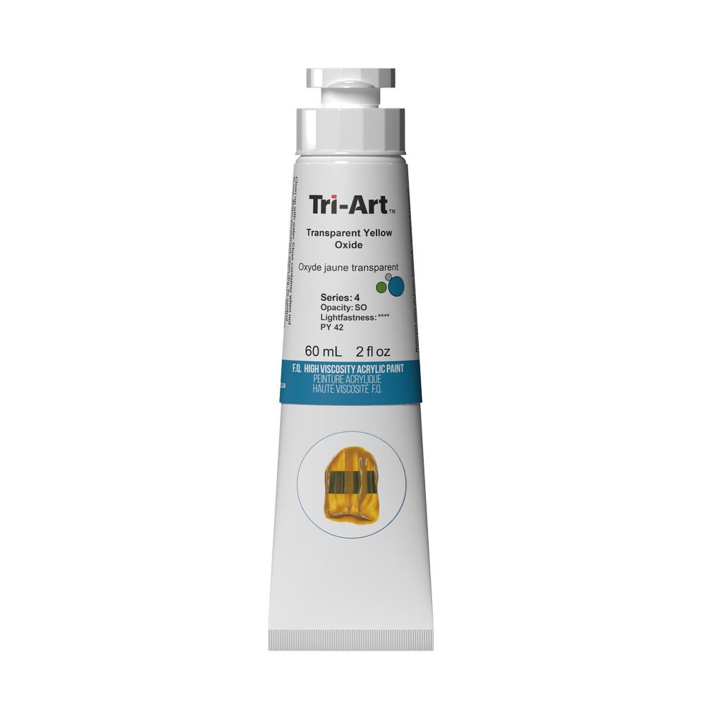 Akrylfärg Tri-Art High Viscosity 60 ml - Yellow Oxide - 1 - Tri-Art - Tidformera