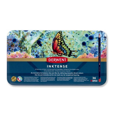 Akvarellpennor Derwent Inktense - 36 färger - 2 - Derwent - Tidformera