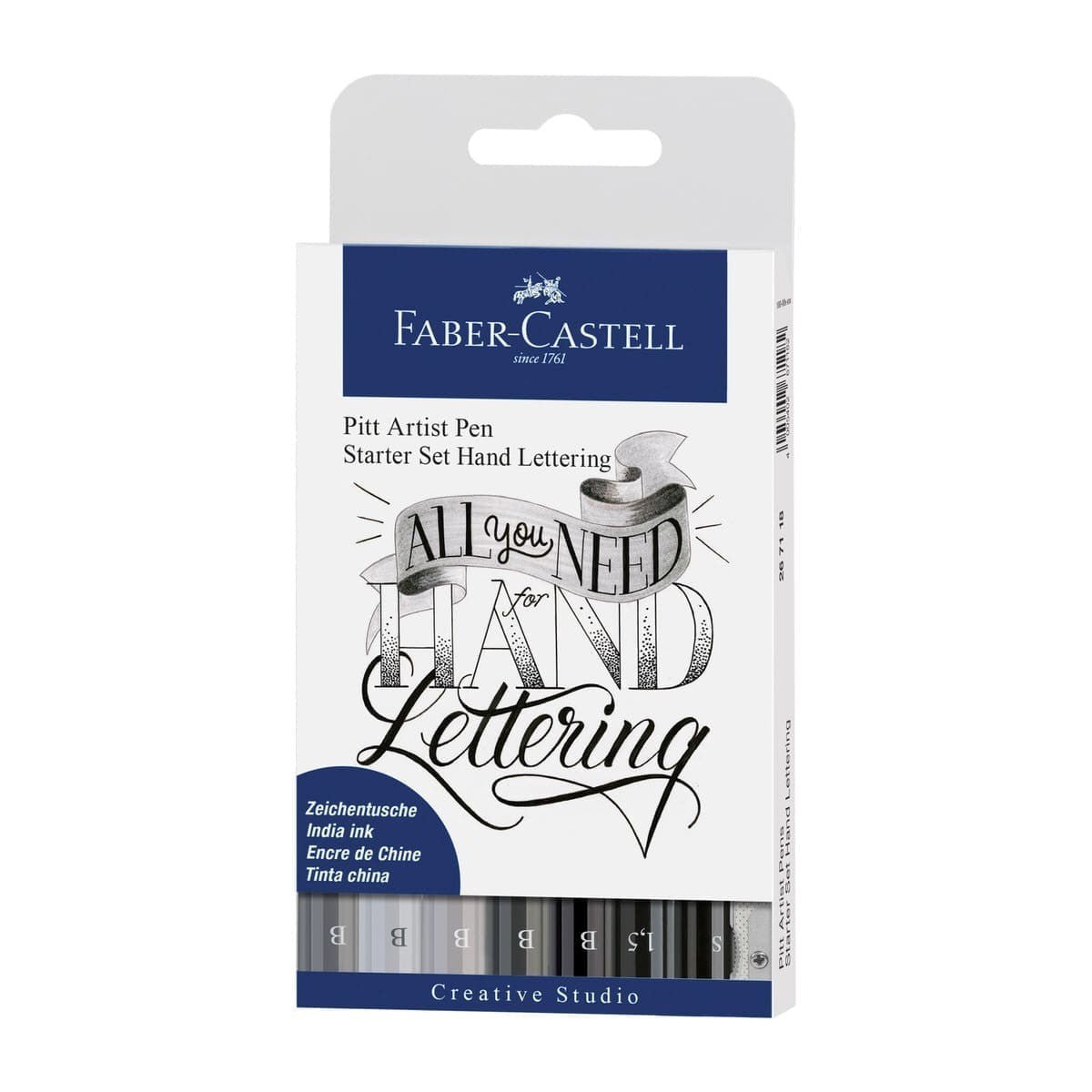 All you need for hand lettering Pitt Artist Pen Set - Faber-Castell - Tidformera