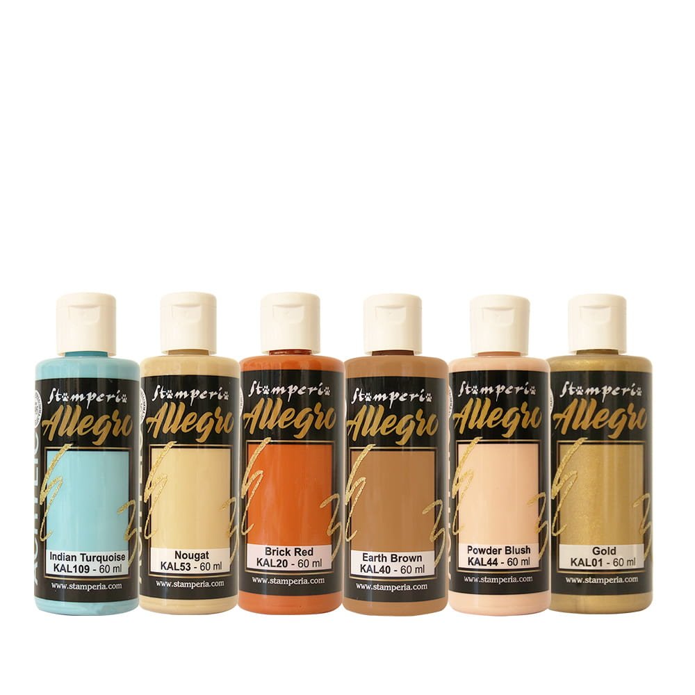 Allegro Paint Kit - Akrylfärg - Venice City of Art - 1 - Stamperia - Tidformera
