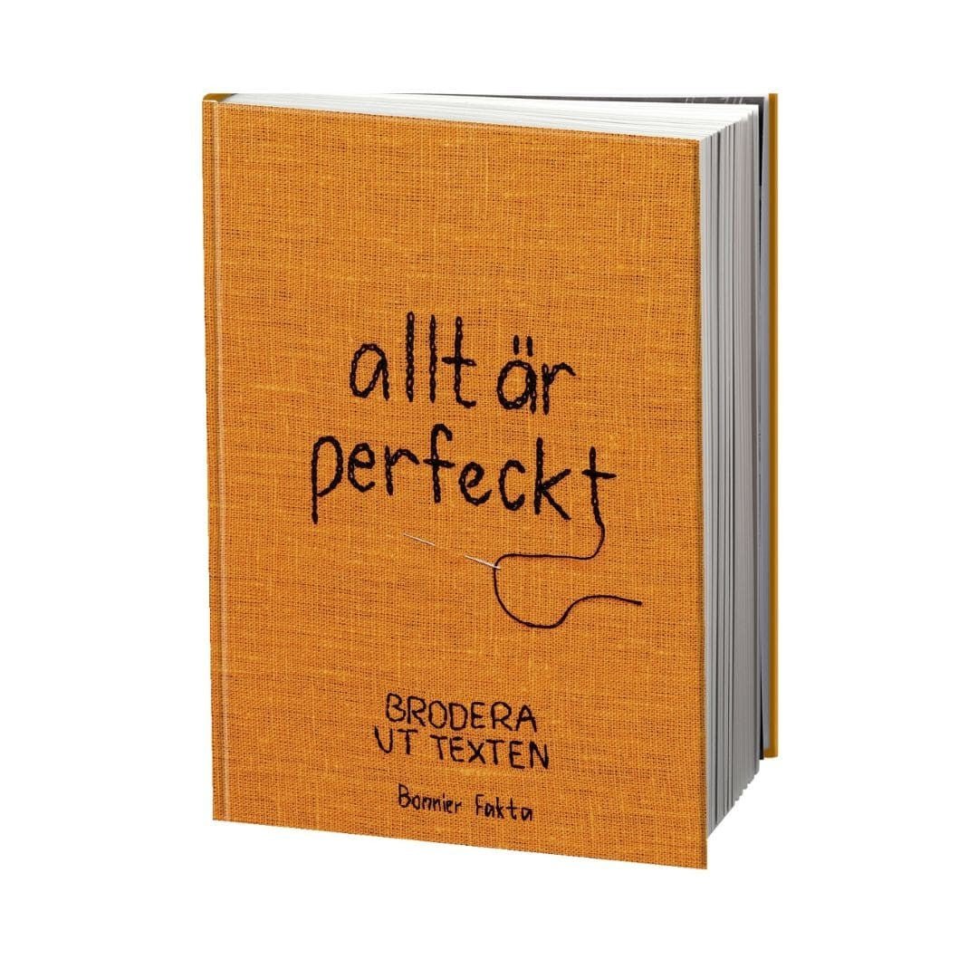 allt är perfeckt - Brodera ut texten - Gisela Ståle - Min butik - Tidformera