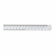 Aluminum Ruler White 15 cm - 1 - Hightide - Tidformera