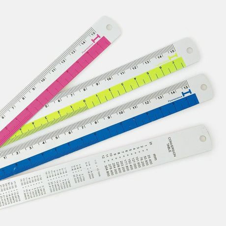 Aluminum Ruler White 15 cm - 5 - Hightide - Tidformera