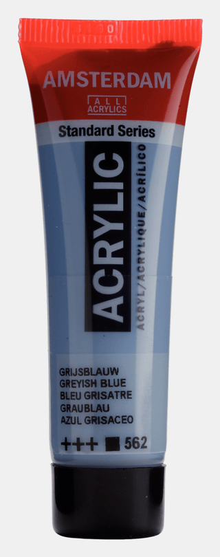 Liten tub med gråblå Amsterdam Akrylfärg 20 ml 562 Greyish Blue från Royal Talens - Tidformera