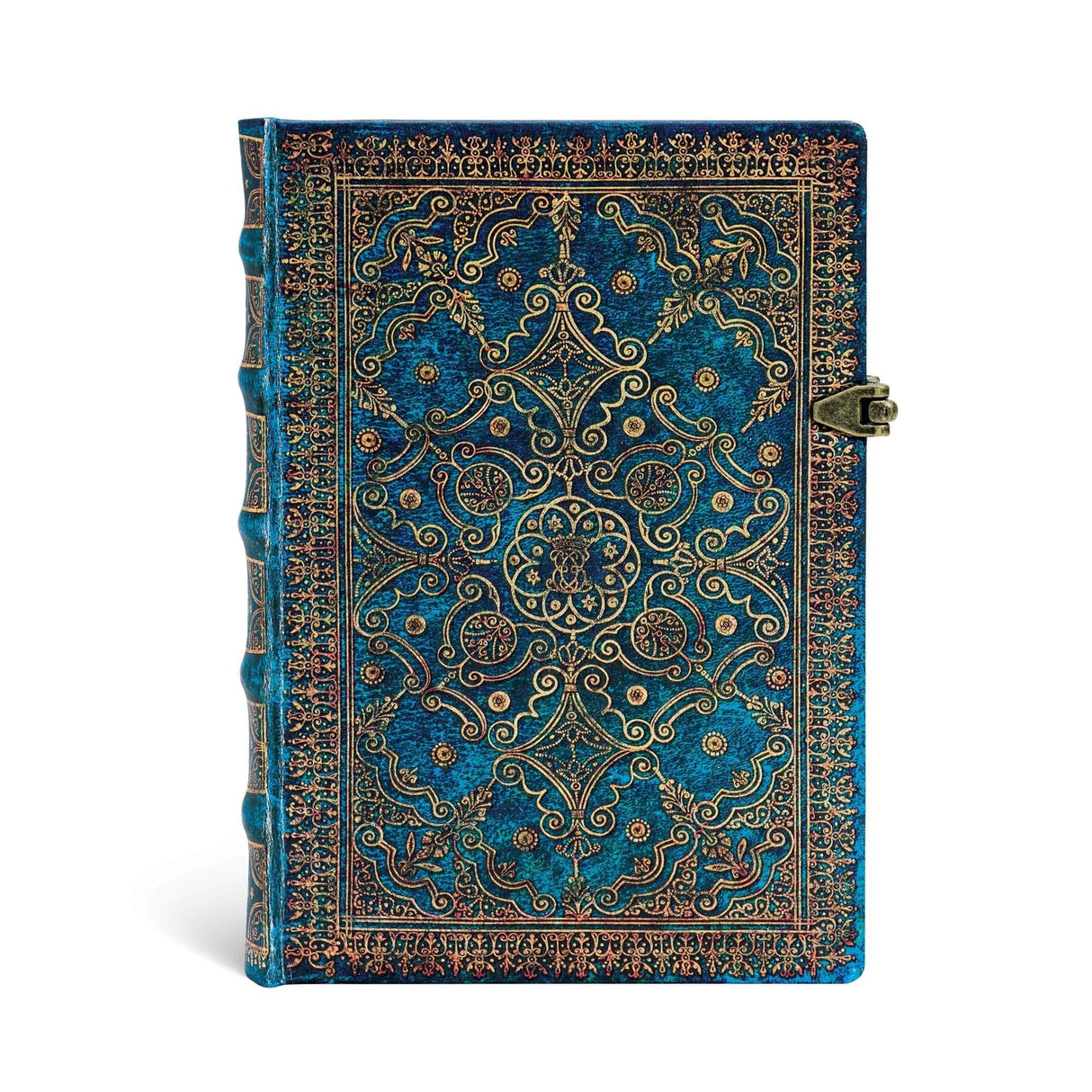 Anteckningsbok Azure - Midi Linjerad Hård pärm Knäppe - 2 - Paperblanks - Tidformera