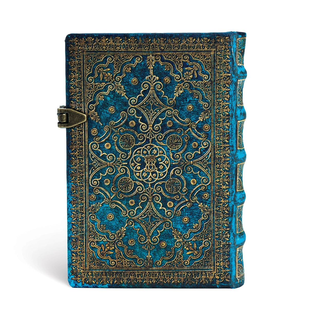 Anteckningsbok Azure - Mini Linjerad Hård pärm Knäppe - Paperblanks - Tidformera