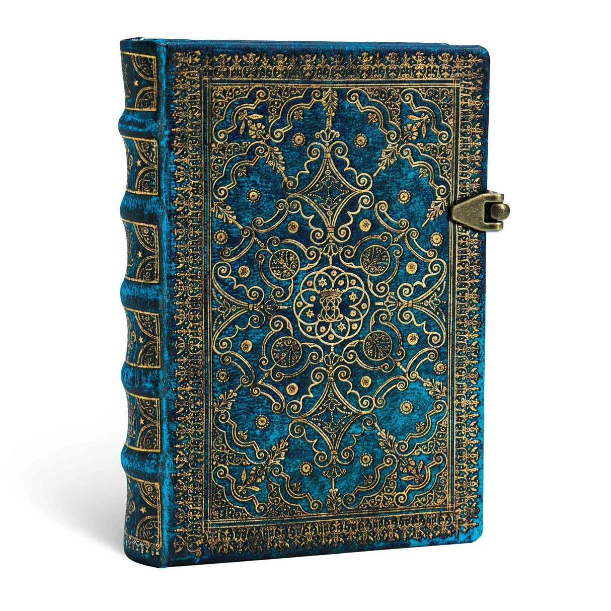 Anteckningsbok Azure - Mini Linjerad Hård pärm Knäppe - 2 - Paperblanks - Tidformera