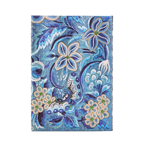 Anteckningsbok Blue Willow - Midi Olinjerad Wrap - 2 - Paperblanks - Tidformera