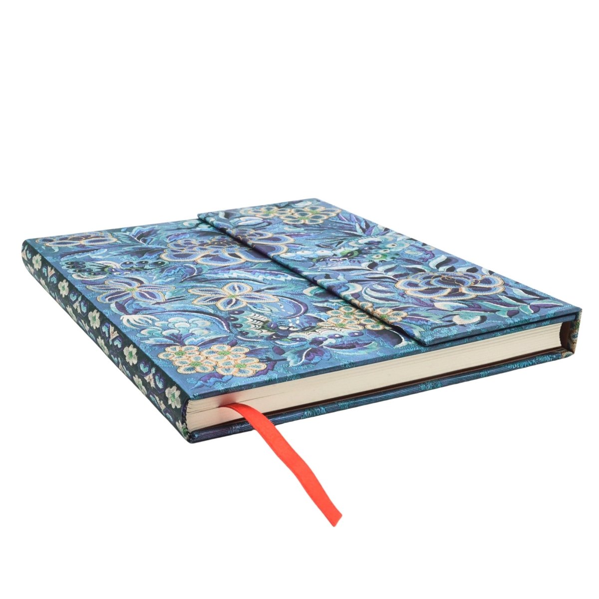 Anteckningsbok Blue Willow - Ultra Linjerad Wrap - 4 - Paperblanks - Tidformera