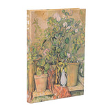 Anteckningsbok Cezanne’s Terracotta Pots and Flowers - Midi Linjerad - Paperblanks - Tidformera