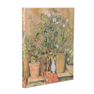 Anteckningsbok Cezanne’s Terracotta Pots and Flowers - Ultra Linjerad från Paperblanks - Tidformera