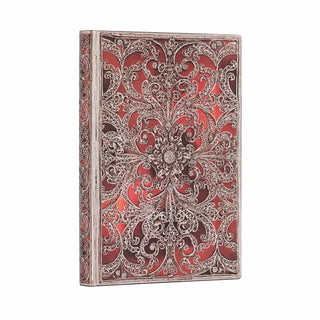 Anteckningsbok Garnet Midi Linjerad Flexis - 1 - Paperblanks - Tidformera
