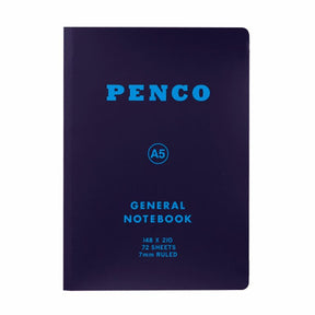 Anteckningsbok General Notebook A5 Ruled - Navy - 1 - Penco - Tidformera