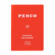 Anteckningsbok General Notebook A5 Ruled - Red - 1 - Penco - Tidformera