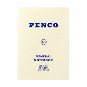Anteckningsbok General Notebook A5 Ruled - White - 1 - Penco - Tidformera