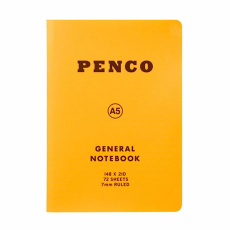 Anteckningsbok General Notebook A5 Ruled - Yellow - 1 - Penco - Tidformera