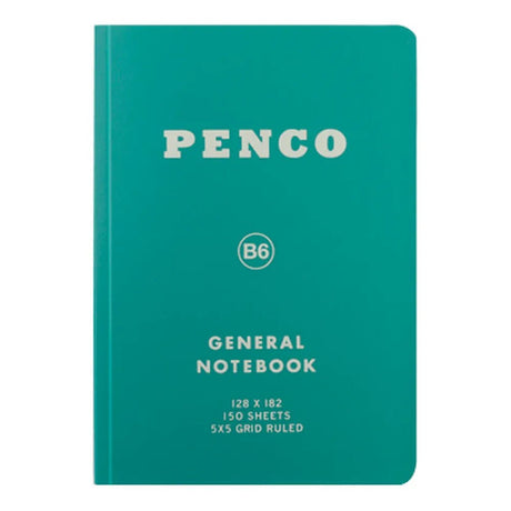 Anteckningsbok General Notebook B6 Grid - Green - 1 - Penco - Tidformera