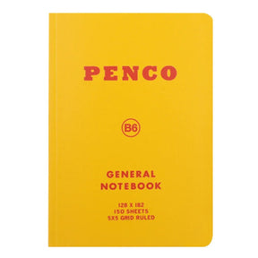 Anteckningsbok General Notebook B6 Grid - Yellow - 1 - Penco - Tidformera