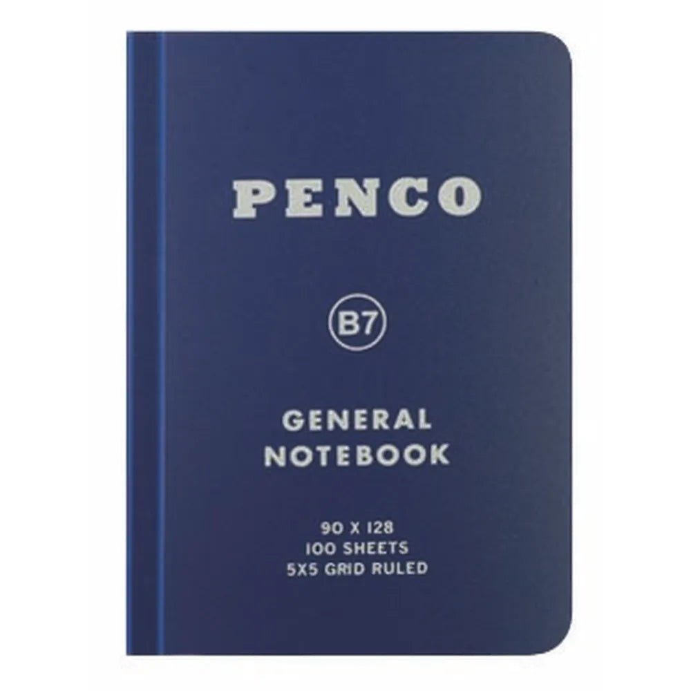 Anteckningsbok General Notebook B7 Grid - Navy - 1 - Penco - Tidformera