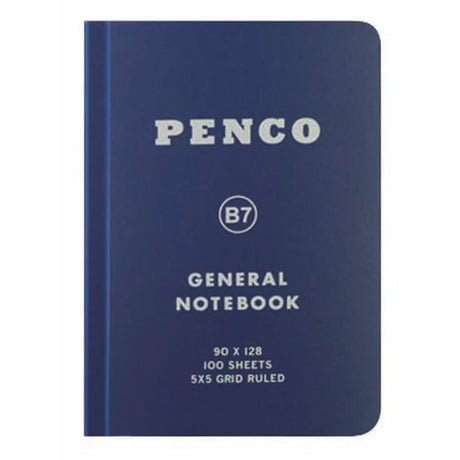 Anteckningsbok General Notebook B7 Grid - Navy - 1 - Penco - Tidformera