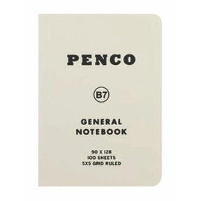 Anteckningsbok General Notebook B7 Grid - White - 1 - Penco - Tidformera