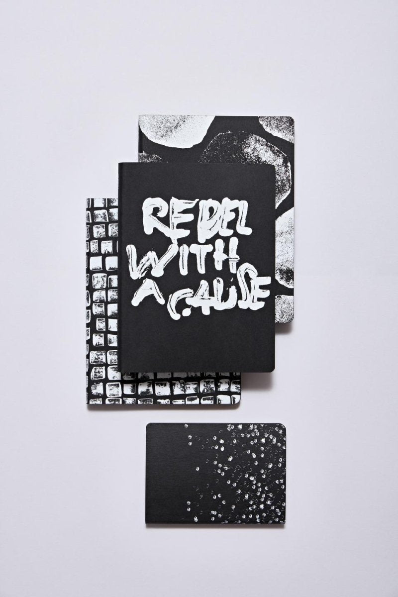 Anteckningsbok Graphic L Light Dotted - Rebel with a cause - 3 - Nuuna - Tidformera