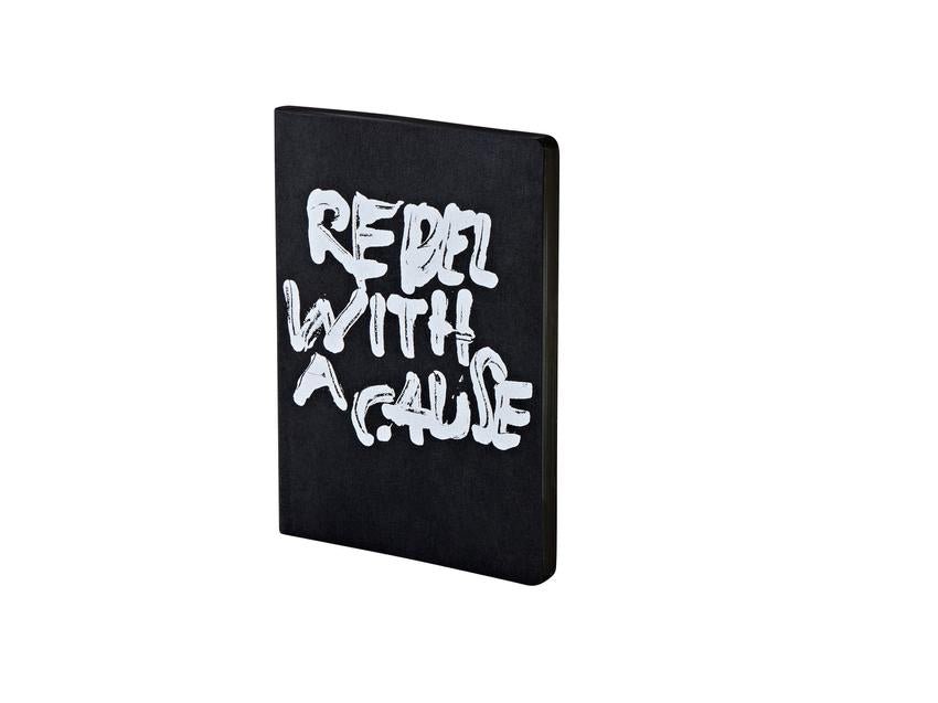 Anteckningsbok Graphic L Light Dotted - Rebel with a cause - Nuuna - Tidformera