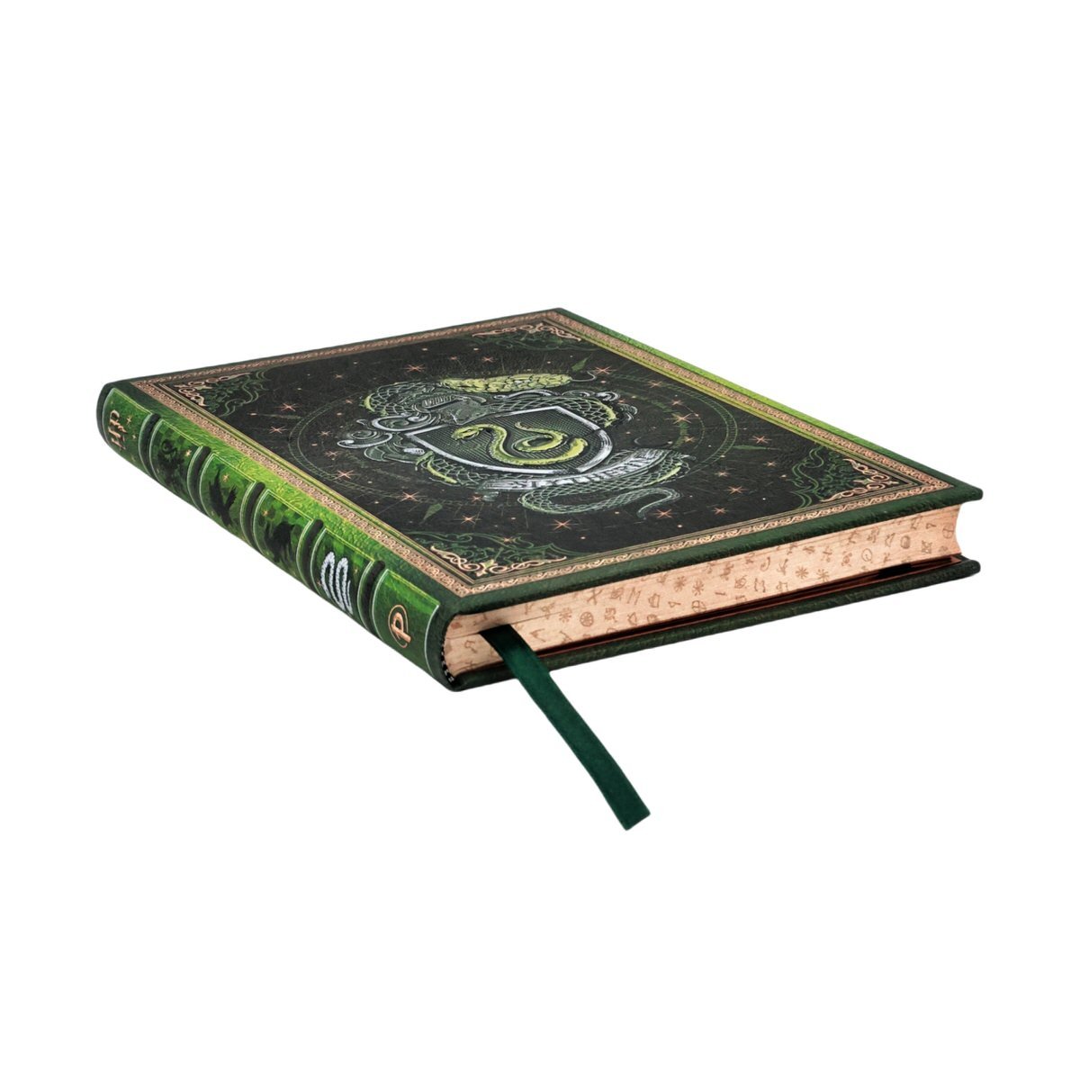 Anteckningsbok Harry Potter - Slytherin - Midi Linjerad - 5 - Paperblanks - Tidformera