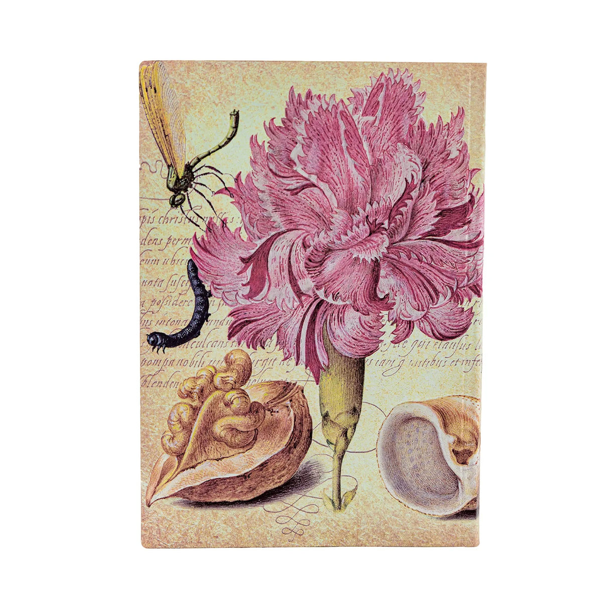 Anteckningsbok Pink Carnation - Midi Linjerad Flexis - Paperblanks - Tidformera