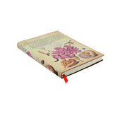 Anteckningsbok Pink Carnation - Midi Linjerad Flexis - Paperblanks - Tidformera