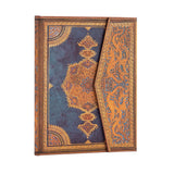 Anteckningsbok Safavid Indigo - Ultra Linjerad Hård pärm Wrap - Paperblanks - Tidformera