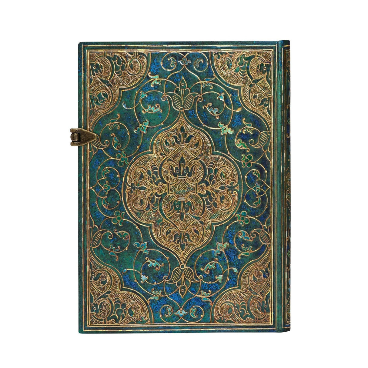 Anteckningsbok Turquoise Chronicles - Midi Linjerad Hård pärm Knäppe - Paperblanks - Tidformera