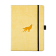 Anteckningsbok Wildlife Dotted A5 Cream Wolf - Dingbats* - Tidformera