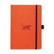 Anteckningsbok Wildlife Dotted A5 Orange Tiger - Dingbats* - Tidformera