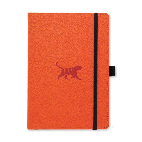 Anteckningsbok Wildlife Linjerad A5 - Orange Tiger - Dingbats* - Tidformera