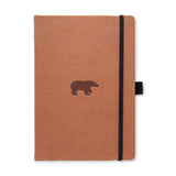 Anteckningsbok Wildlife Olinjerad A5 - Brown Bear - Dingbats* - Tidformera