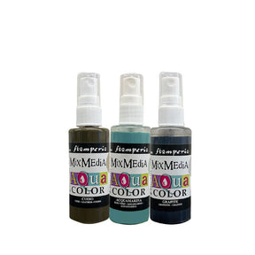 Aquacolor Paint Kit - Silent Sea - 1 - Stamperia - Tidformera