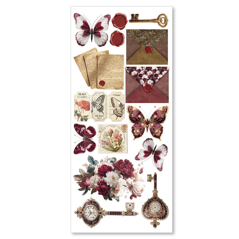 Art stickers 5 - pack - Book Lover - 4 - Ciao Bella - Tidformera