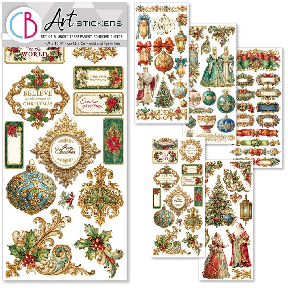 Art stickers 5 - pack - Eternal Christmas - 1 - Ciao Bella - Tidformera