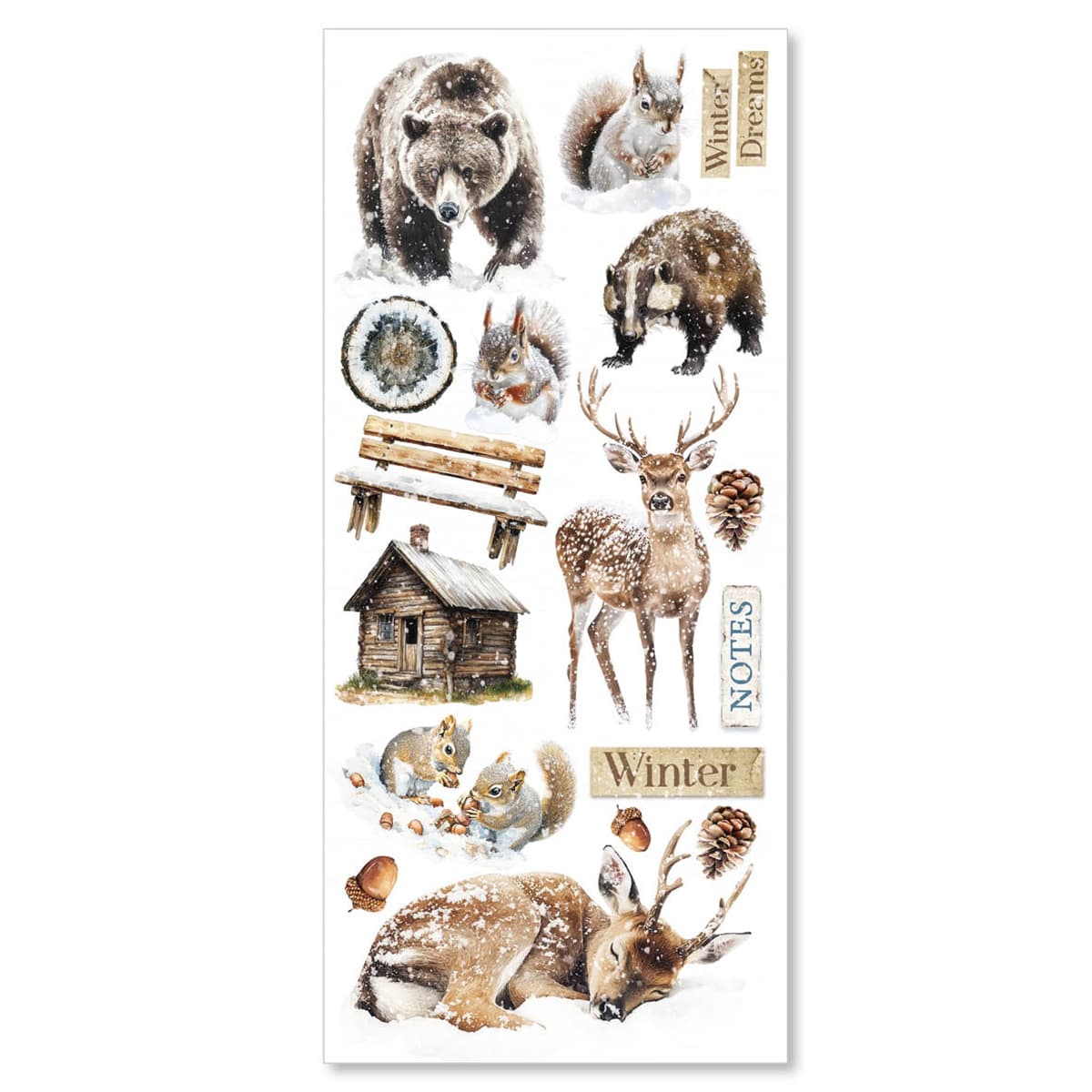 Art stickers 5 - pack - Forest Tales - 4 - Ciao Bella - Tidformera