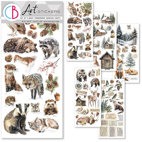 Art stickers 5 - pack - Forest Tales - 1 - Ciao Bella - Tidformera